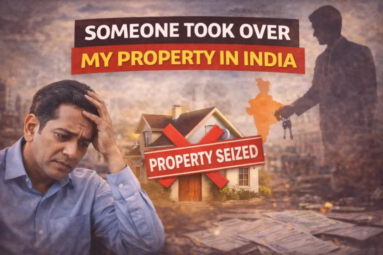 Someone Took Over My Property in India