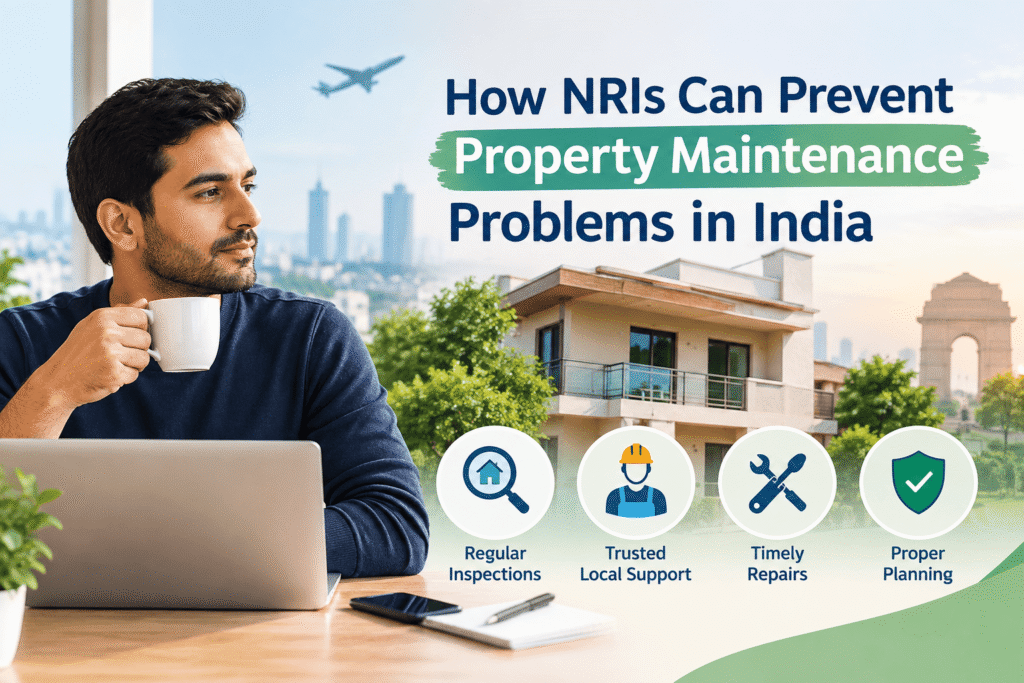 property maintenance for NRIs in India