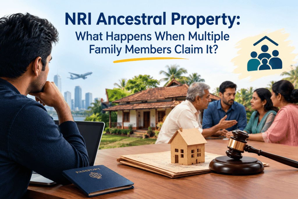 NRI Ancestral Property: What Happens When Multiple Family Members Claim It?